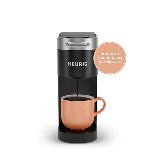 Keurig Ok-Slim Single Serve Espresso Maker with Multistream Expertise, Three Brew Sizes, Compact Design, 46oz Detachable Water Reservoir, Black